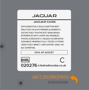 How to Find Your Jaguar Radio Serial Number